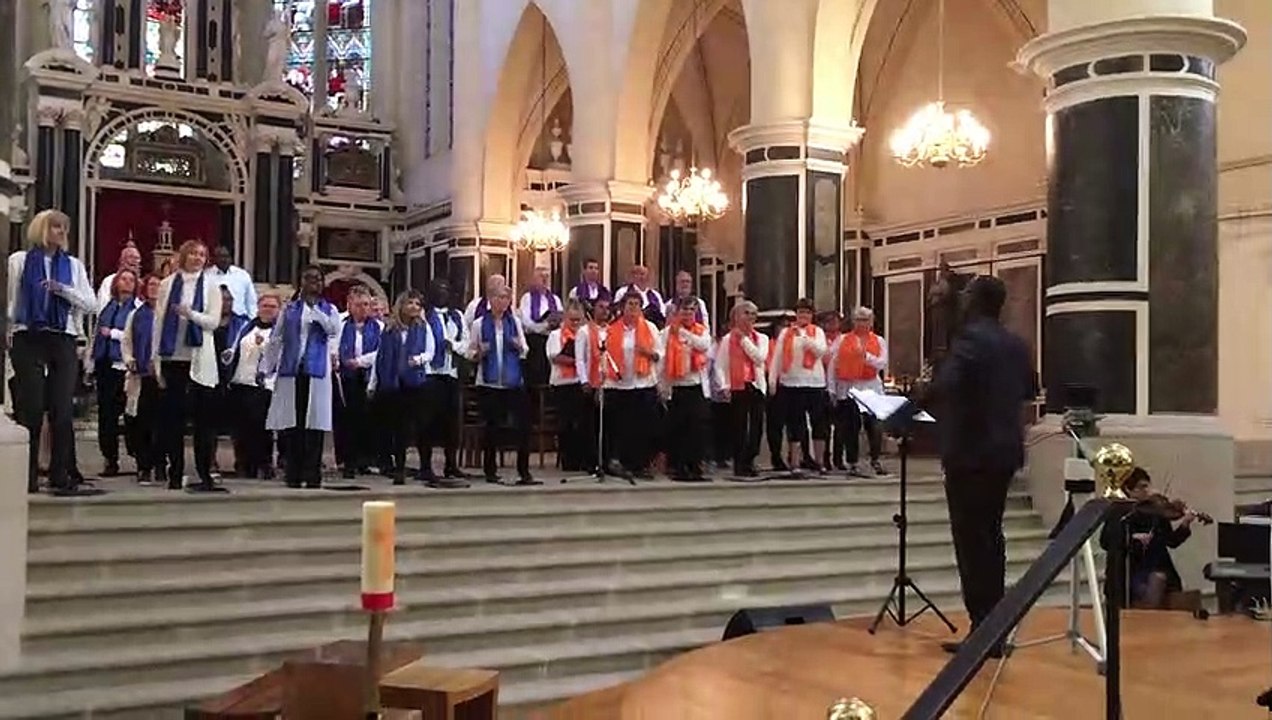 Vidéo. Une chanson en langue zoulou résonne dans l'abbatiale de Remiremont