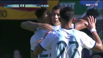 Argentina 3-0 Ecuador - GOAL: Paredes (Penalty)