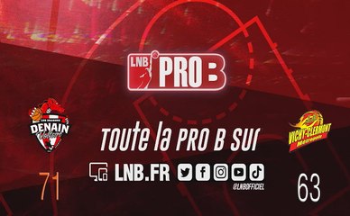 PRO B : Denain vs Vichy-Clermont (J1)