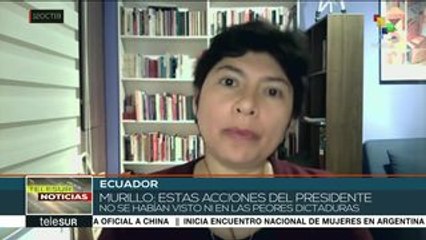 Murillo: toque de queda, estocada de Moreno para reprimir al pueblo