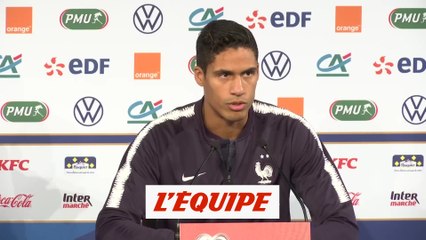 Varane «Montrer un autre visage qu'à l'aller» - Foot - Qualif. Euro