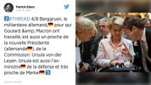 Après le rejet de la candidature de Sylvie Goulard, Emmanuel Macron reçoit Ursula von der Leyen