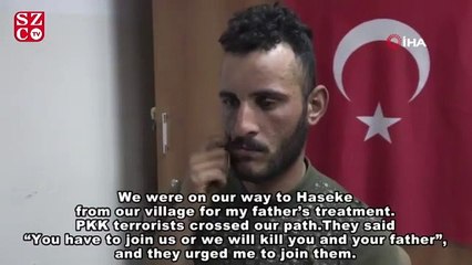 Teslim olan teröristten 'PKK domuzlarıyla savaşan gençlere sesleniyorum kendilerini Türk devletine teslim etsinler' çağrısı