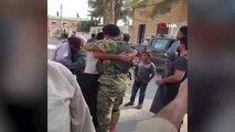 - Suriye Milli Ordusu askeri Tel Abyad'da ailesine kavuştu