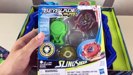 Beyblade Burst Turbo Slingshock from Hasbro, Beystadium Rail System || Keith's Toy Box