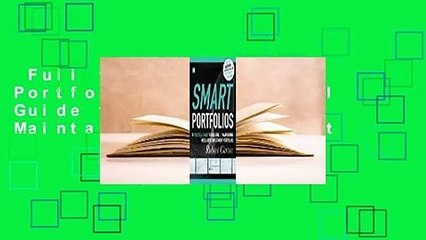 Full version  Smart Portfolios: A Practical Guide to Building and Maintaining Intelligent