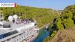 Amazing Video Shows Massive Cruise Ship Squeezing Through Narrow Canal