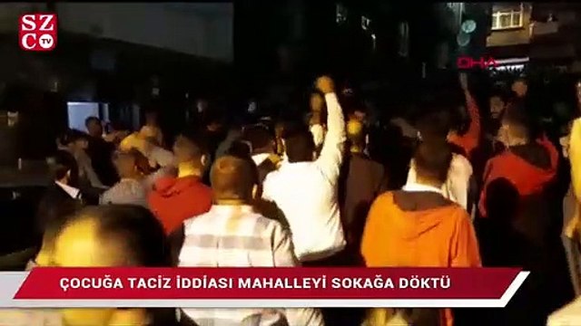 'Taciz' iddiası mahalleliyi sokağa döktü!