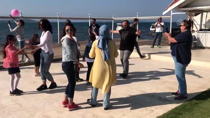 Kanser tedavisi gören çocuklara moral etkinliği