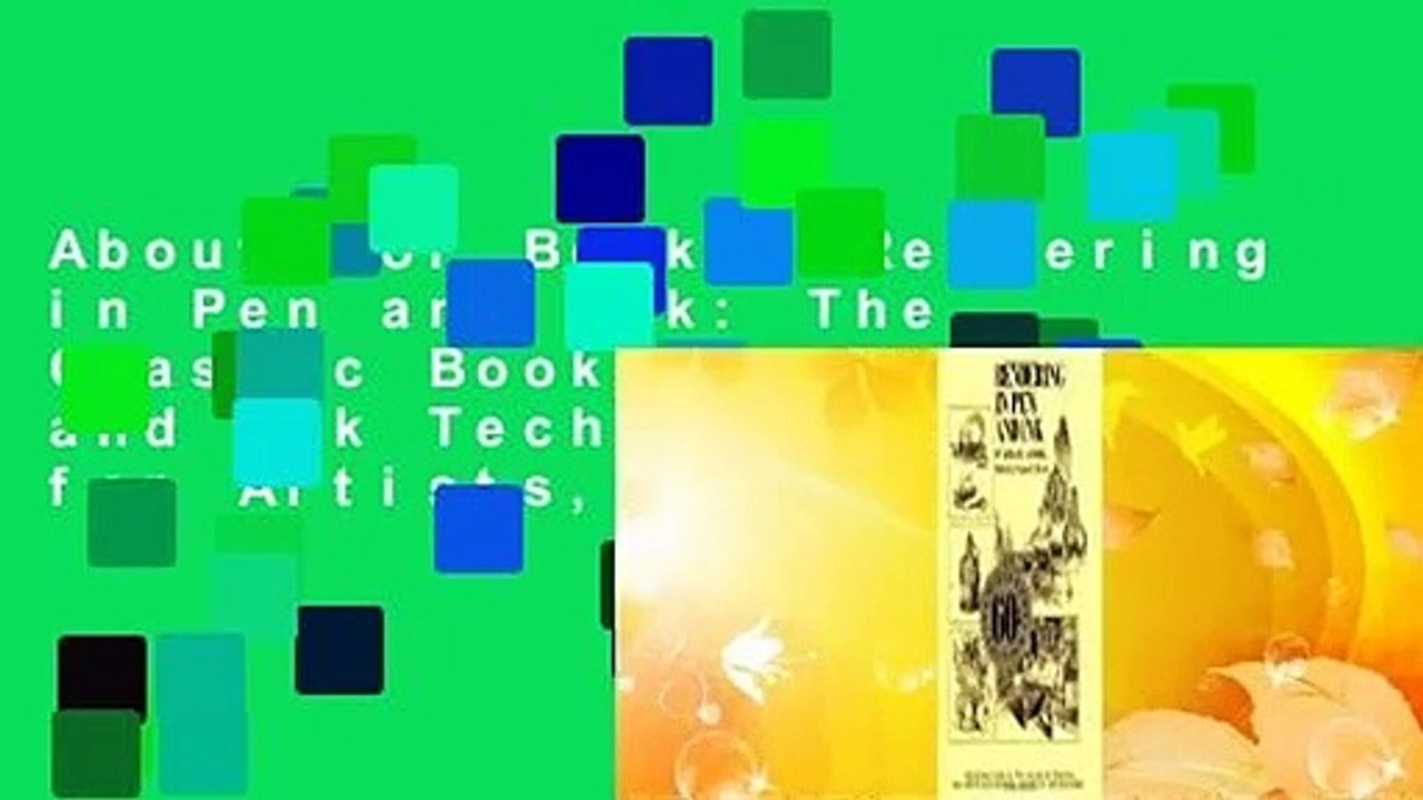 About For Books  Rendering in Pen and Ink: The Classic Book on Pen and Ink Techniques for Artists,