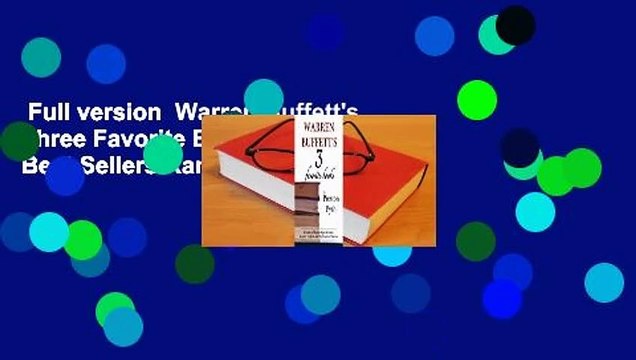Full version Warren Buffett's Three Favorite Books Best Sellers Rank : #5