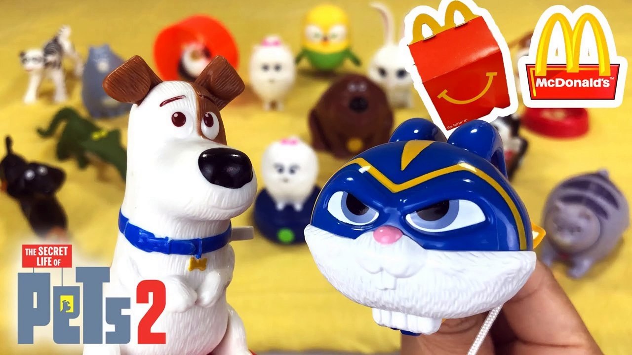 Various McDonalds Happy Meal Toy 2019 Secret Life Of Pets 2 Movie Toys 