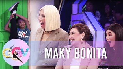 Viral kid Maky impresses Sharon and Regine with his talent | GGV