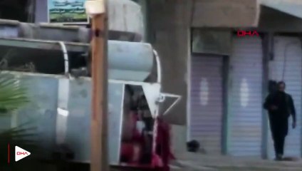 Resualyn'da teröristlerin kaçış anı böyle görüntülendi