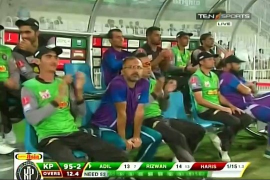Adil Amin 46 off 21 balls for Khyber Pakhtunkhwa against Balochistan in National T20 Cup 2019/20