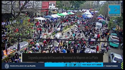 Las calles de La Plata, colmadas con el Encuentro Nacional de Mujeres