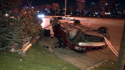 Ankara’da trafik kazası: 1 ölü, 3 yaralı