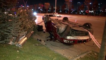 Ankara'da trafik kazası: 1 ölü, 3 yaralı