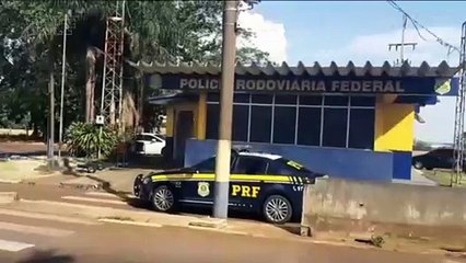 PRF apreende grande quantidade de maconha em caminhão-tanque na BR-277