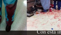 ¡Tiroteos masivos!: Médicos publican fotos 'ensangrentadas’ en protesta contra las armas