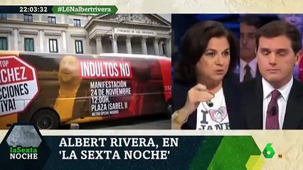Rivera aplasta a la podemita Lucía Méndez tras intentar 'pinchar' el autobús de Ciudadanos