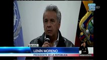 Presidente Moreno: 'Agradezco a todos quienes han apoyado el proyecto'