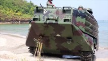 KAMANDAG 3: Amphibious Landing Rehearsal includes US, Philippines, and Japanese AAVs - Part 1