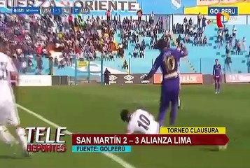 Alianza Lima derrota 3-2 a San Martín en el Gallardo