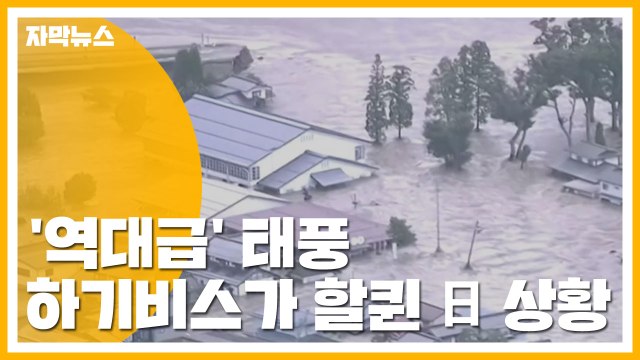 [자막뉴스] '역대급' 태풍 하기비스가 할퀸 일본 상황 / YTN
