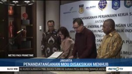 Kemenhub dan PT Angkasa Pura I & II Teken MOU Tiga Bandara