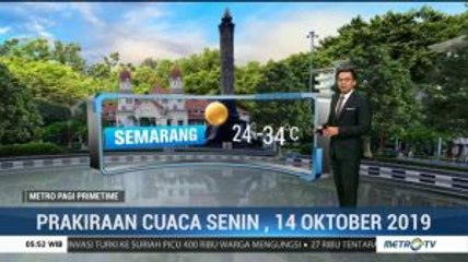 Prakiraan Cuaca Senin 14 Oktober 2019