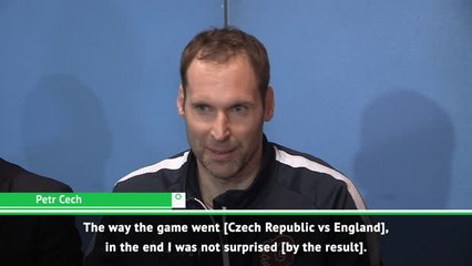 Descargar video: Cech not surprised by England's defeat to Czech Republic