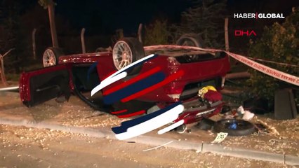 Başkent'te feci kaza: 1 ölü, 2'si çocuk 3 yaralı