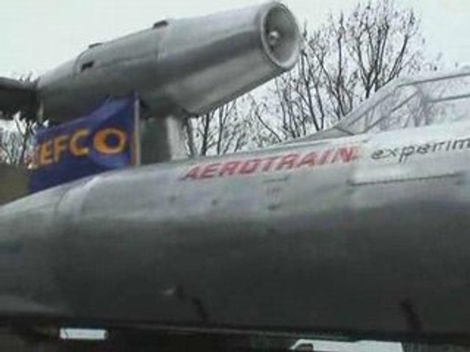 Arrivée de l'AEROTRAIN
