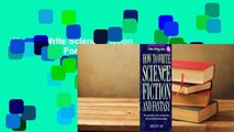 How to Write Science Fiction and Fantasy  For Kindle