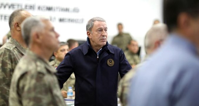 Milli Savunma Bakanı Akar'dan CHP, MHP ve İYİ Parti'ye Barış Pınarı Harekatı ziyareti