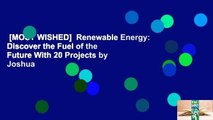 [MOST WISHED]  Renewable Energy: Discover the Fuel of the Future With 20 Projects by Joshua