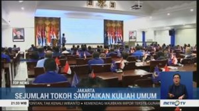 Sejumlah Tokoh Nasional Isi Kuliah Umum di Sekolah Legislatif Partai NasDem