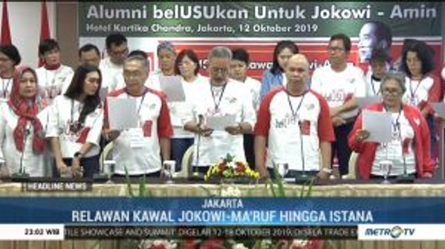 Relawan Akan Kawal Pelantikan Jokowi-Ma'ruf Hingga Istana