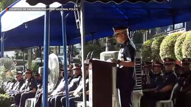 Albayalde’s resignation speech in Camp Crame