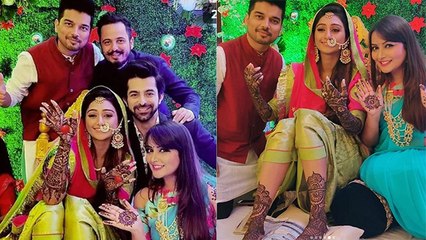 Mohena Kumari Singh look beautiful in her Mehendi function; Check out here | FilmiBeat