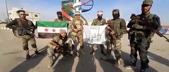 "الجيش الوطني" يسُيطر على قرية "حمام التركمان" شمال الرقة (فيديو)