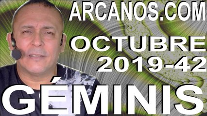 GEMINIS OCTUBRE 2019 ARCANOS.COM - Horóscopo 13 al 19 de octubre de 2019 - Semana 42