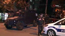 Beyoğlu'nda dükkanın önüne ses bombası atıldı, olay yerine zırhlı araçlar sevkedildi
