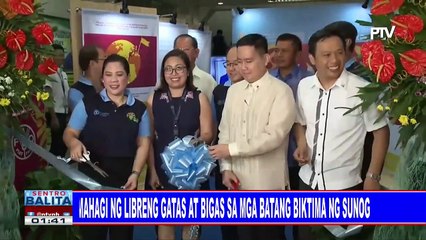 DA, namahagi ng libreng gatas at bigas sa mga batang biktima ng sunog