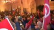شاهد: الاحتفالات تعم تونس بعد إعلان فوز قيس سعيد بالإنتخابات الرئاسية وفقا للاستطلاعات