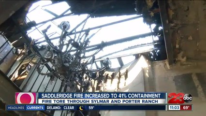 Saddleridge fire update: 40 structures destroyed