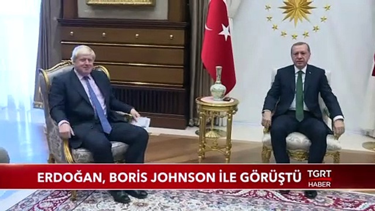Cumhurbaşkanı Erdoğan, İngiltere Başbakanı Johnson ile Görüştü
