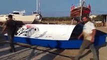 Ayvalık açıklarında göçmenleri taşıyan tekne battı: 1 çocuk hayatını kaybetti, 1 bebek kayıp