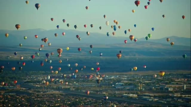 Festival internacional de globos en Nuevo México